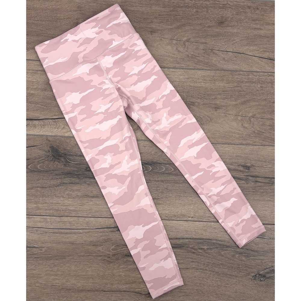Athleta Elation Camo 7/8 Tight Leggings Size XS Pink Blush Camouflage High Rise
